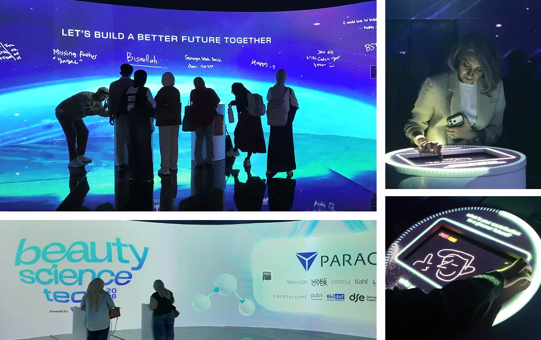 Paragon Beauty Science Tech 2026 - Immersive Room with Interactive Drawing Wall Thumbnail